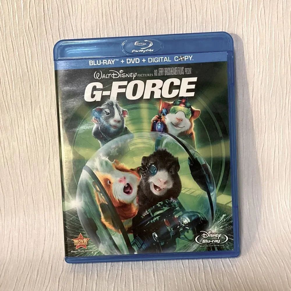 Disney G Force Bluray and DVD + Digital Copy